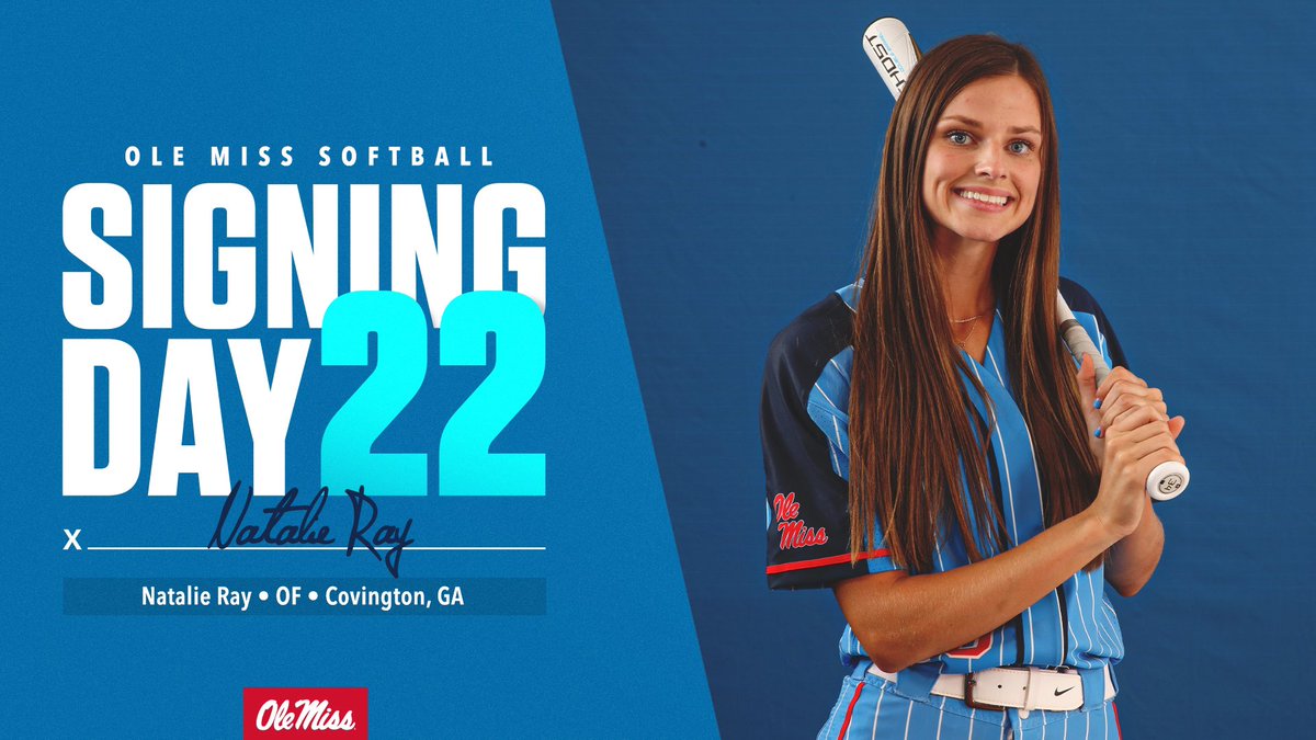 ✍️SIGNING DAY IS HERE✍️

Natalie Ray signs today with Ole Miss!
<a href="/CovNewsSports/">𝘾𝙊𝙑𝙉𝙀𝙒𝙎 𝙎𝙋𝙊𝙍𝙏𝙎</a> <a href="/EHS_Eagles/">Eastside High School</a> #EaglePride #WeBleedGREEN #HottyToddy