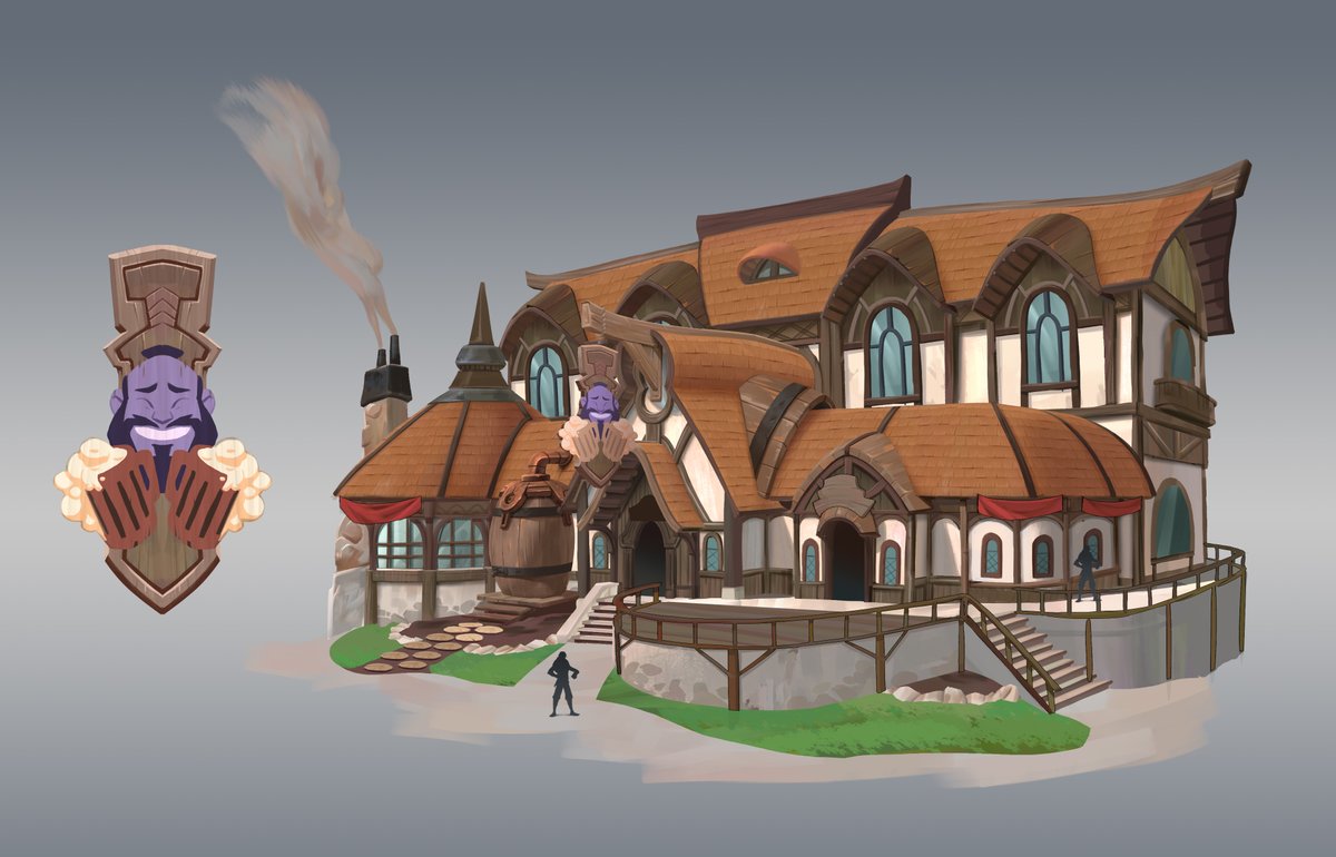 🍻 Ormuu's Horn Inn is your home away from home! 🍻

Ashura, the local innkeeper, will help you settle in throughout your Palian journey, regaling you with great stories along the way. 💐

#gamedev #conceptart