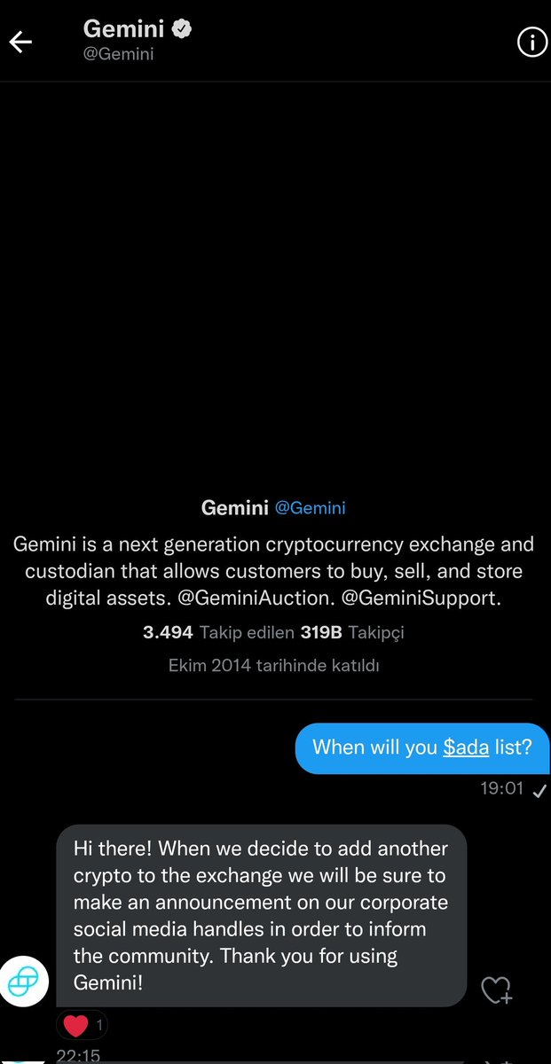 dijital_kripto's tweet photo. Lmfao 😂. When you list $ada @gemini answer us?? 

#gemini  $ada  #cardano https://t.co/kJdM8zbBY5