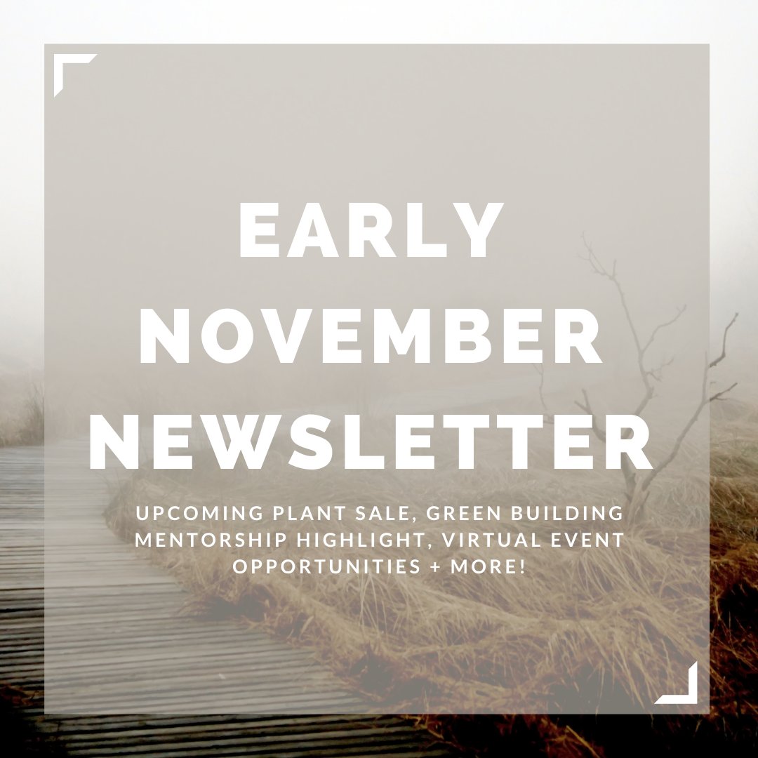 CCGreenBuild's tweet image. Upcoming Plant Sale, Green Building Mentorship Highlight, Virtual Event Opportunities + More! - mailchi.mp/afa57f24ee91/e…