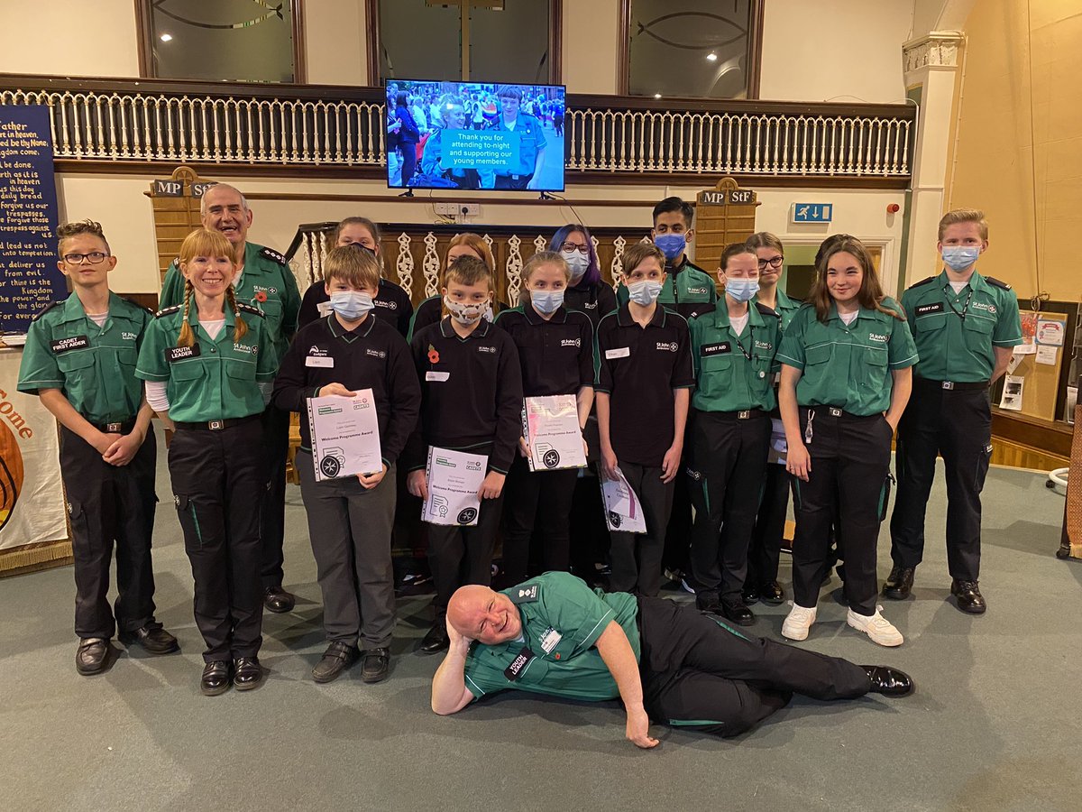 Absolute pleasure and honour to join Sheppey cadets to welcome and enrol 10 new cadets and numerous presentations of GP subjects and stages. <a href="/Joseph_Fowler_/">Joseph Fowler</a> <a href="/SJA_LASR_East/">LASR Kent District</a> @SJALondon_South <a href="/stjohnambulance/">St John Ambulance England</a> #askme #mysjaday