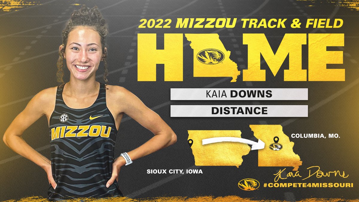 MizzouTFXC's tweet photo. 𝙒𝙀𝙇𝘾𝙊𝙈𝙀 𝙃𝙊𝙈𝙀 @kaiajdowns❗️

We're so excited to have you in the Tiger Family™️

Can't wait to watch you #Compete4Missouri 🐯 https://t.co/1zncfCtZtm