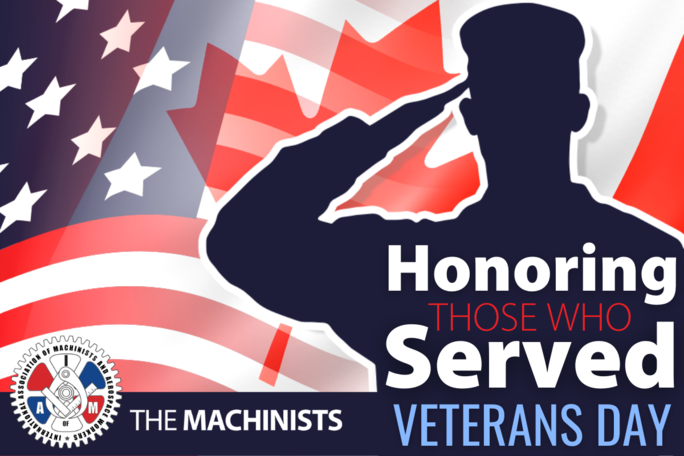 IAM_Union's tweet photo. We are forever grateful for your service. #UnionVets #VeteransDay https://t.co/DPlyuzhTO9