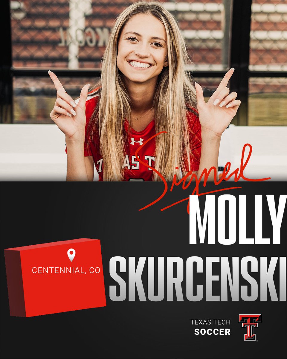 𝐒𝐢𝐠𝐧𝐞𝐝 🖊 

Welcome to the Red Raider family, <a href="/SkurcenskiMolly/">molly skurcenski</a>‼️

#WreckEm