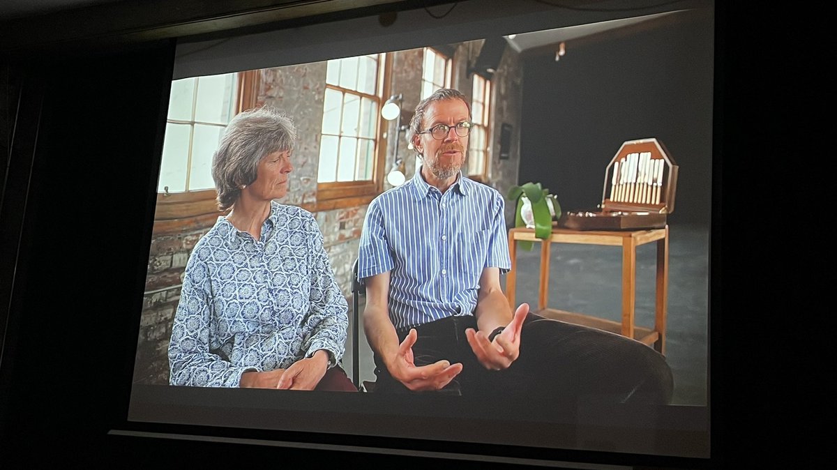 andyksheffield's tweet photo. Lovely to welcome the Lord Mayor of Sheffield Cllr Gael Smith and invited guest to our premiere of ‘Saving Portland Works’ in the beautiful ‘Makerspace’ one of Sheffield’s truly wonderful living heritage places @robbsperanza @ChrisCorker @652South @ArchHFundEng https://t.co/LxG68HKvOt