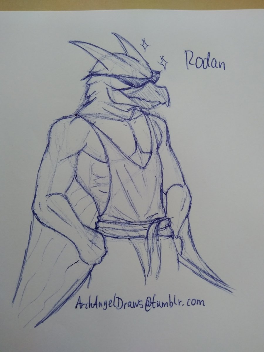 archangeldraws's tweet photo. And of course the three main boys as Anthros (these are all old sketches) #Godzilla #KingGidorah #Ghidorah #Rodan #Monsterverse #LegendaryGodzilla #LegendaryGhidorah #LegendaryRodan #Anthro https://t.co/Q8CcqCF9Yw