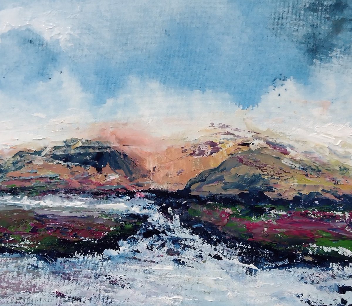 urwinsky's tweet image. Two from the small shelf this week 
#Landscapes #contemporaryart #smallbutbeautiful