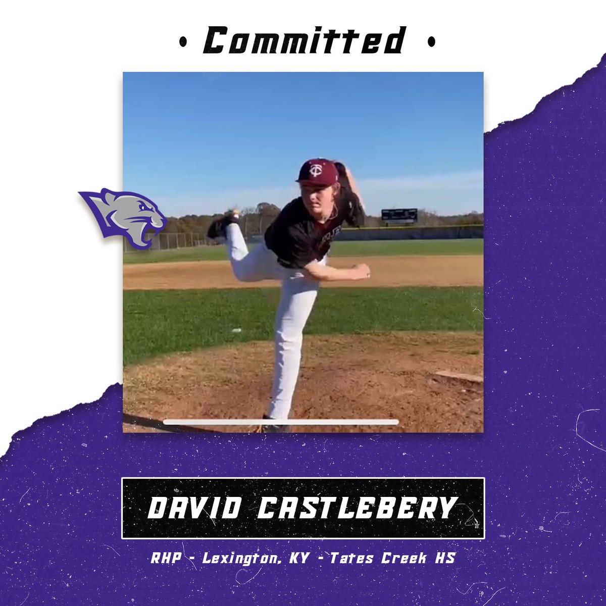 kwc_baseball's tweet image. Excited to add @_dcastleb to the Panther Baseball family!  Big RHP out of Lexington Ky with unlimited potential! #kdubbaseball