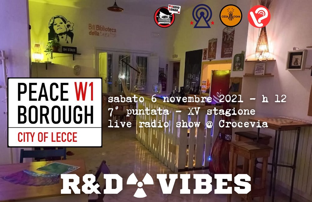 LucaBrindisino's tweet photo. il #LiveRadioShow di @RDVibes per inaugurare lo spazio invernale del #Crocevia di #BorgoPace a #Lecce e presentare il #GeminiFestival, la festa delle #Radio indipendenti.
#podcast ---> https://t.co/Dkw9GupveB
#GeminiNetwork @radiosonar_net @lautoradio @RadioRogna #reggae #dub https://t.co/IImnt96Q3e