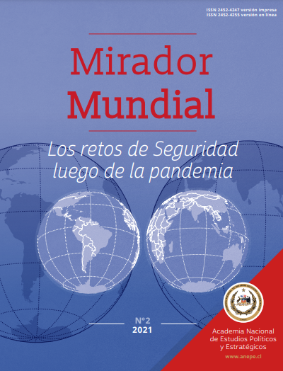 ANEPE_Defensa's tweet photo. [PUBLICACIÓN] Compartimos con ustedes la 2da. versión de nuestra revista “Mirador Mundial”, desarrollada por el @ciee_anepe, titulada “Los Retos de Seguridad luego de la pandemia”. 
Puedes acceder y descargar el documento en el siguiente link 👉https://t.co/lEUNvW59u3 https://t.co/E33bd92Nxt
