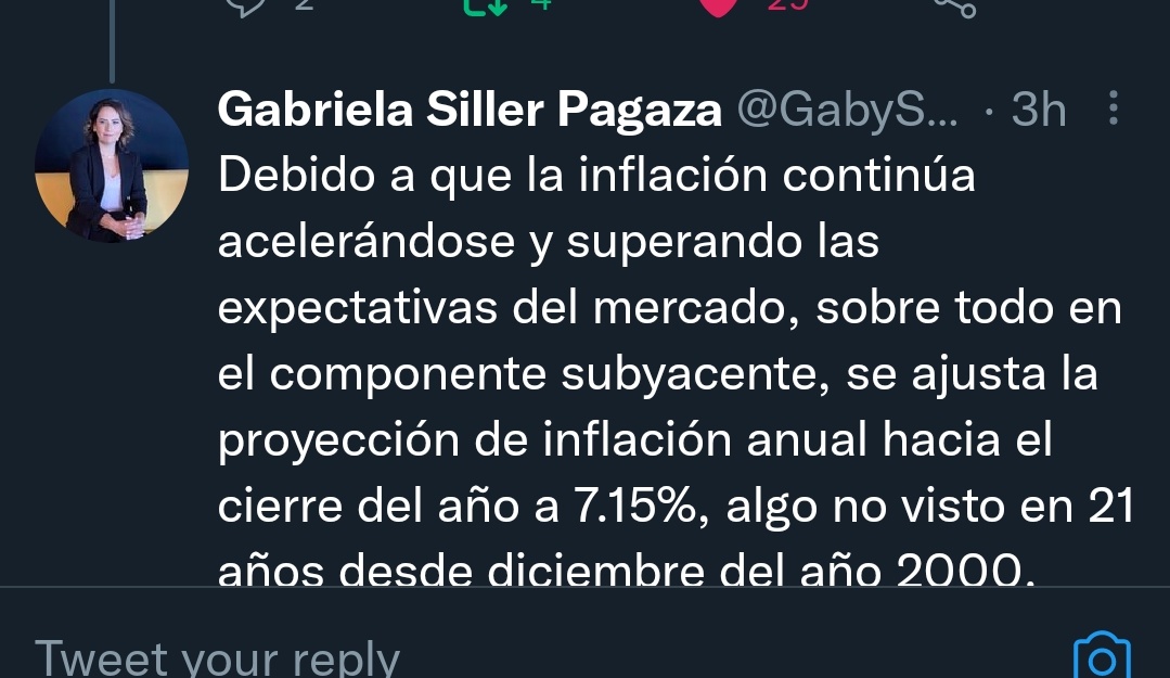 ChairosY's tweet photo. ¡¡FALSÍSÍSÍSIMO DE TODA SU MUGROSA Y OBVIA FALSEDÂ!!
Que manera de mentir tan absurda.
Aquí, la penosa realidá que atropella todo lo que afirma.
Ayer logró la mayor inflación
(7.15% anual) en ¡¡21 años!!
Es un mitómano patológico.
#LordHardData https://t.co/PzbBiAyDk6