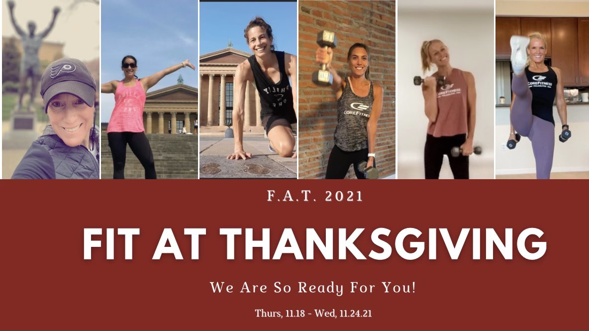 We are ready to get F.A.T. with you!! Fit At Thanksgiving kicks off in 2 weeks, get ready!!! core-fit.com