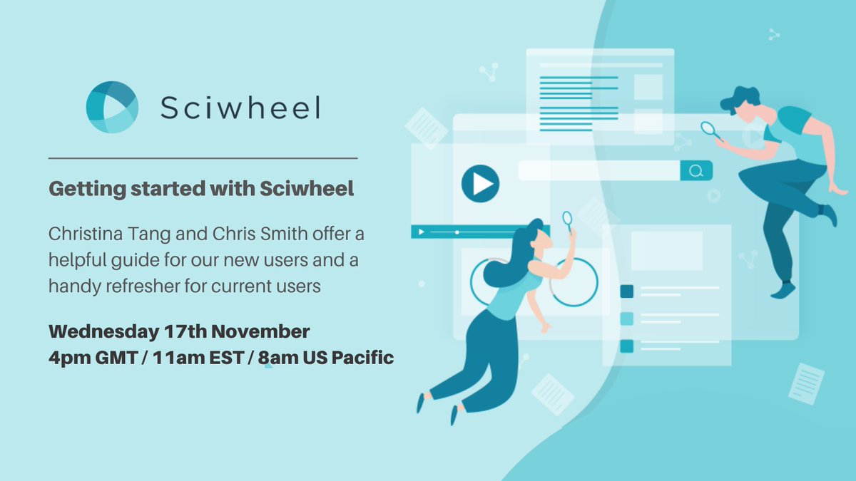 sciwheel's tweet photo. In our next webinar, our product team will go through the basics of @Sciwheel! We will be covering topics including creating and accessing your account, the core functionalities of reference management as well as Sciwheel's citation tools. Sign up nowπ https://t.co/qb9Oa3qbtI https://t.co/QtZkylWw85
