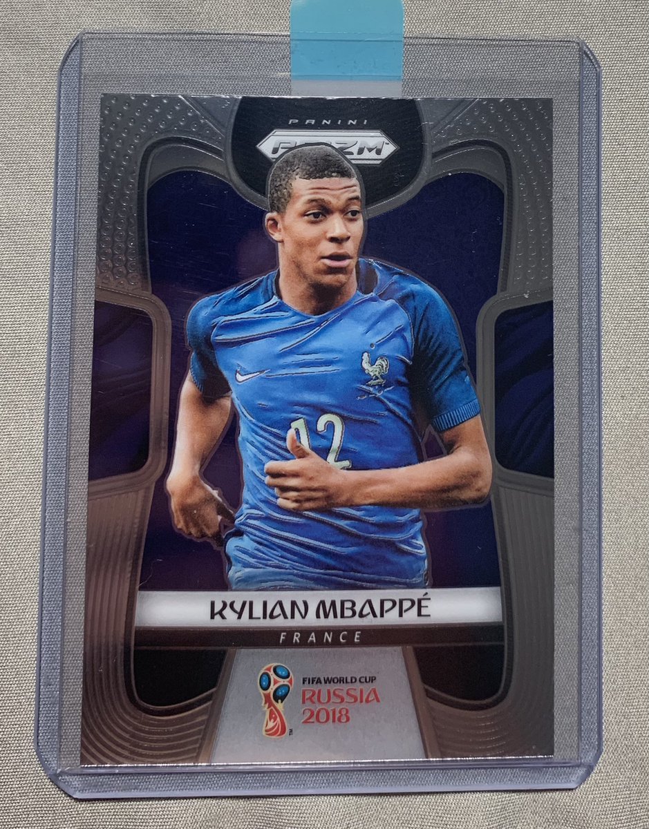 TRT_Cards's tweet photo. 2018 World Cup Mbappe Rookie Card 🔥 #MbappeCard #SoccerCards #2018WCPanini https://t.co/v3fSngOlLt