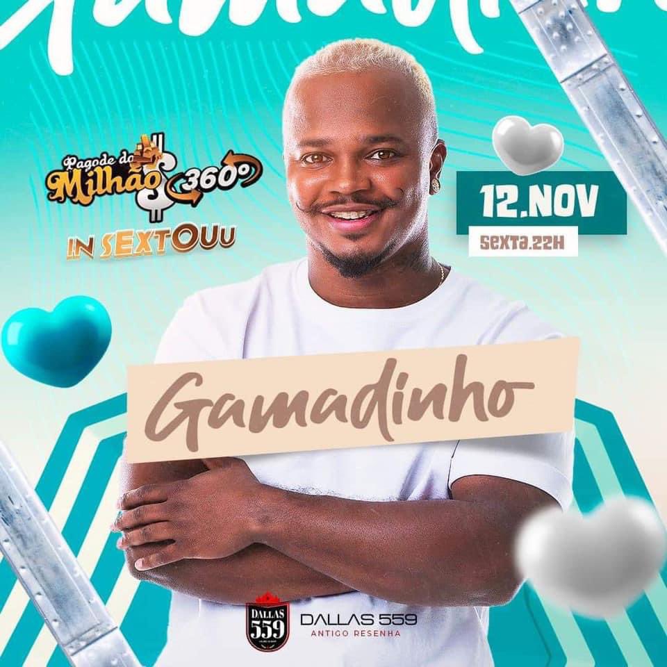 MilhaoPagode's tweet photo. Próxima Sexta-feira dia 12 #PagodeDoMilhão 🌽💃receberá o fenômeno do Pagode, Cantor “ GAMADINHO💕 “      
cantando seus maiores sucessos 🎤❤

Me diz como saber
Qual de nós dois foi o culpado
Quem errou mais 🎶

#CantorGamadinho🎙🎸🎶
#MelhorSextoUdaCidade🚀
#pagodedomilhão🌽 https://t.co/6PgHnHrBTZ