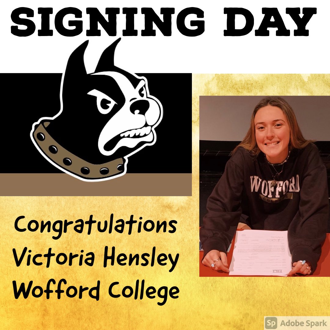 CCCVolleyball's tweet photo. Congratulations to @vhensley2022 for signing her NLI with @WoffordVB!! Go Terriers!! 💛🤘🖤🏐 @CCCMarauders @OTVAvolleyball @Biggamebobby @PrepVolleyball @FHSAA @FACADistrict14 https://t.co/QSGvjyfk2w
