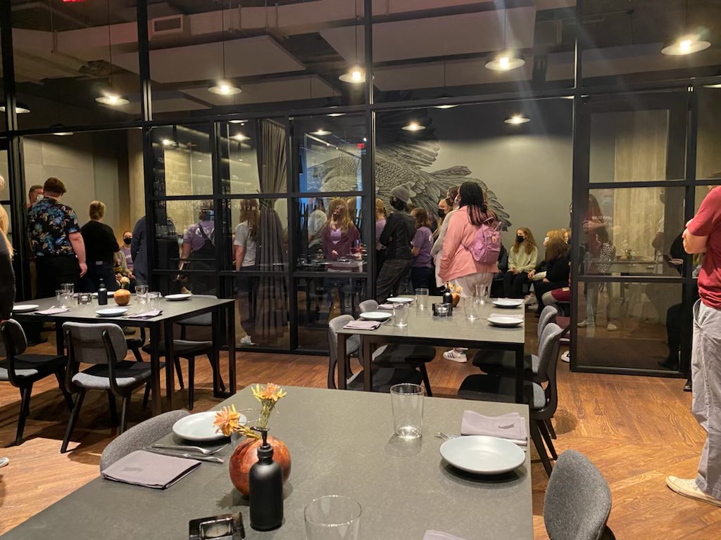 Field trip inspired by With the Fire on High by <a href="/acevedowrites/">Elizabeth Acevedo</a> visited JCC culinary school, Corivino, Pho Lan, &amp; the RiverMarket. A day full of good food and company!