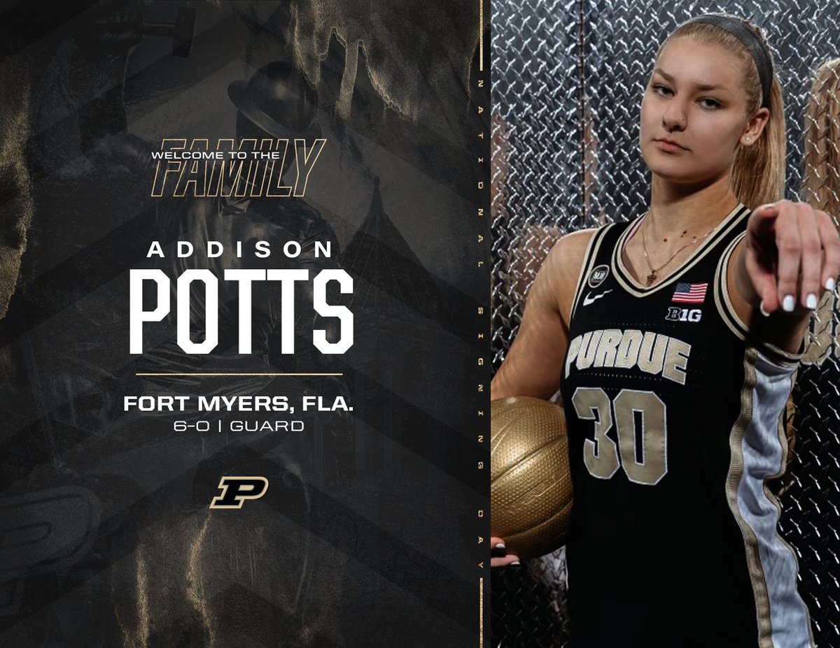 PurdueWBB's tweet photo. ๐ข๐ณ๐ณ๐ถ๐ฐ๐ถ๐ฎ๐น๐น๐ ๐ฎ ๐๐ผ๐ถ๐น๐ฒ๐ฟ๐บ๐ฎ๐ธ๐ฒ๐ฟ!
Welcome to the family, Addison Potts!
๐ท - addison_potts
๐ค - @addison_potts3 https://t.co/NE2BQKFlYT