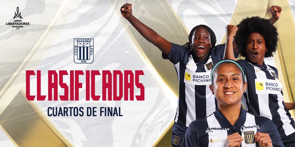 Saludo la victoria de equipo <a href="/AlianzaLimaFF/">Alianza Lima Femenino</a> en la copa Libertadores y su paso a Cuartos de final, algo histórico para el fútbol femenino y para el club, esperemos que los medios deportivos así lo tengan presente. ARRIBA ALIANZA!!
<a href="/ComandoSvr1986/">COMANDO SVR</a> 
<a href="/ClubALoficial/">Club Alianza Lima</a> 
<a href="/OccidentAL2017/">Occ1dent4L</a>