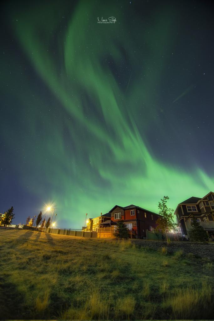diamond2189's tweet photo. Aurora show captured from backyard

@NorthLightAlert @Aurora_Alerts #aurorashow #northernlights #spaceweather @_SpaceWeather_ https://t.co/VyxkiVxJZo