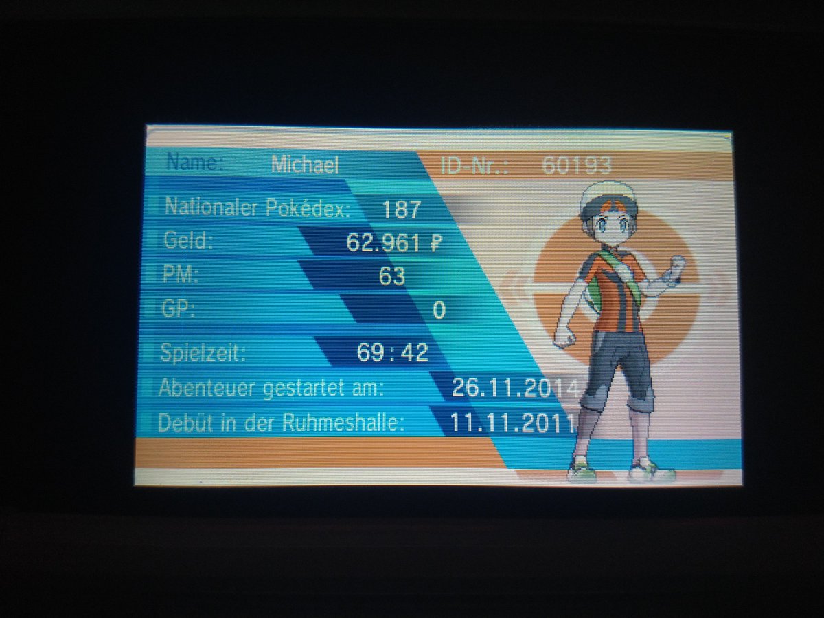 Michael1Berlin's tweet photo. Endlich habe ich Pokémon #ORAS beendet (also die Pokeliga xD)

Und das Timing war so gut... dass es das Spiel wohl durcheinander gebracht hat!

oder es kann mit der Zahl 2021 nicht umgehen!

oder ich bin wirklich in der Zeit zurück gereist!

@NintendoDE #OmegaRubin #OmegaRuby https://t.co/OKNxQQE07y