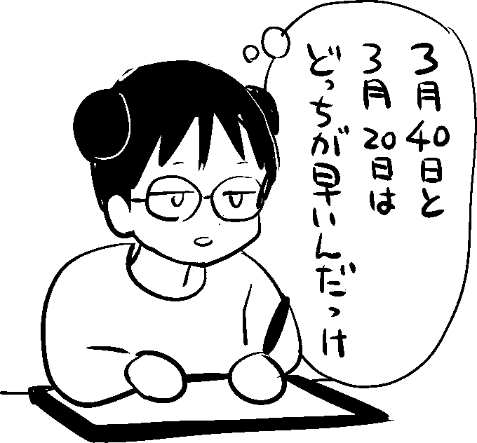 眠いときの思考 