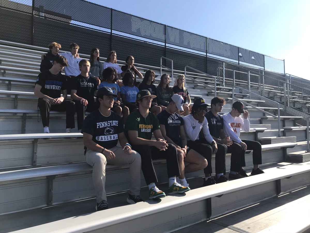 Congrats to all the Panther student-athlete college signees!