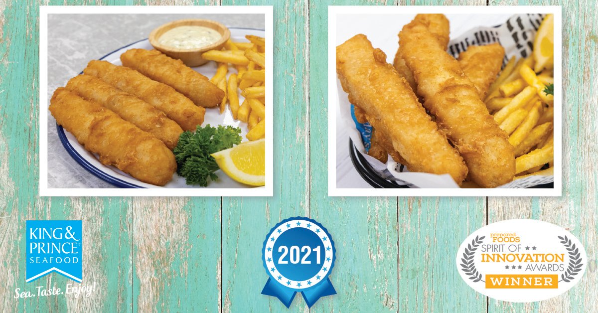 KPseafood's tweet photo. King & Prince Seafood is proud to win the @PreparedFoods #SOIawards2021 for Back of House Best in #Foodservice. #BatteredCod #laborsavings Read all about it here: https://t.co/w6L5H1bzqB https://t.co/GgipyDQSXW
