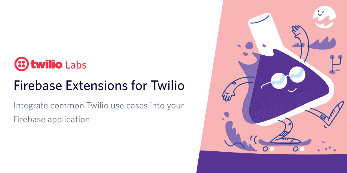 TwilioDevs (Twilio Docs Stan Account) (@twiliodevs) on Twitter photo 📣  THREE new Firebase Extensions for Twilio have shipped:
- Send Messages with Twilio
- Sync Contacts with SendGrid Marketing Campaigns
- Send Abandoned Cart Reminders with SendGrid
Learn more 👇 
bit.ly/3Dk3mWh 📣  THREE new Firebase Extensions for Twilio have shipped:
- Send Messages with Twilio
- Sync Contacts with SendGrid Marketing Campaigns
- Send Abandoned Cart Reminders with SendGrid
Learn more 👇 
bit.ly/3Dk3mWh