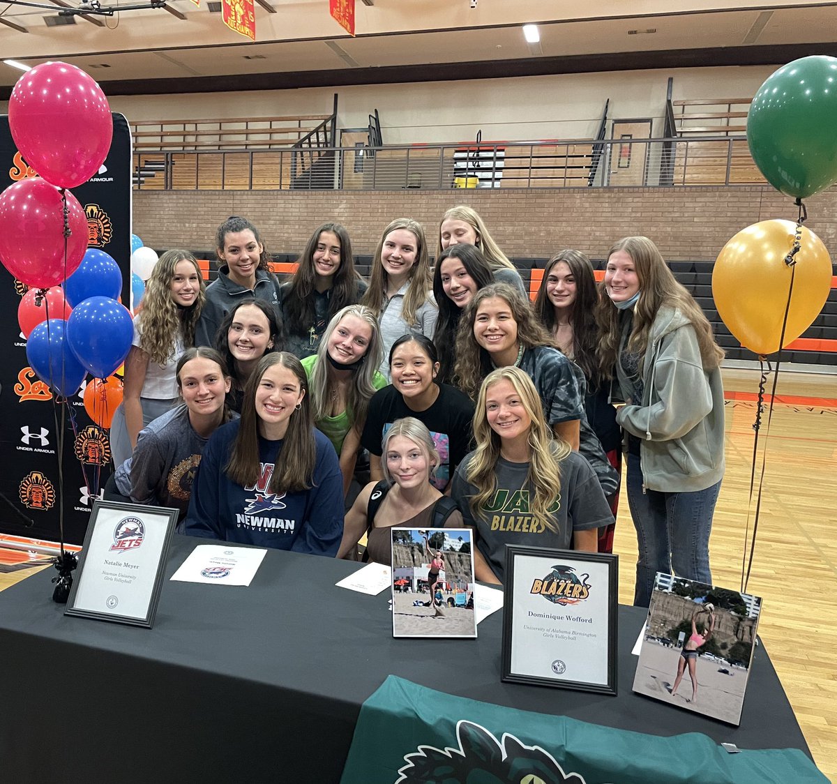 HUGE congratulations to senior Dominique Wofford for signing her letter of intent to continue her academic and volleyball career at University of Alabama Birmingham! We are so proud of you! #AztecBeachVball #LeaveALegacy #AztecGoToCollege