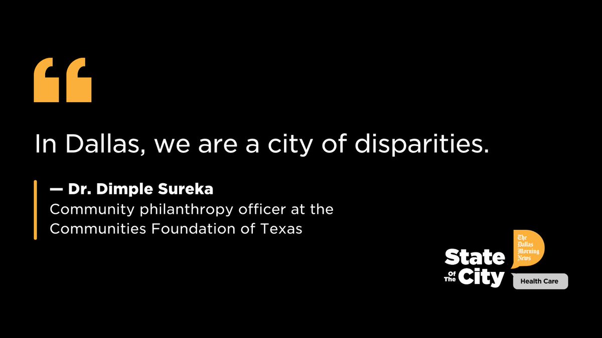 1/ In some Dallas County communities, residents can get access to world-class medical care. But, just miles away, others are uninsured and have serious health conditions. This is the state of health care in Dallas. dallasnews.com/business/healt…