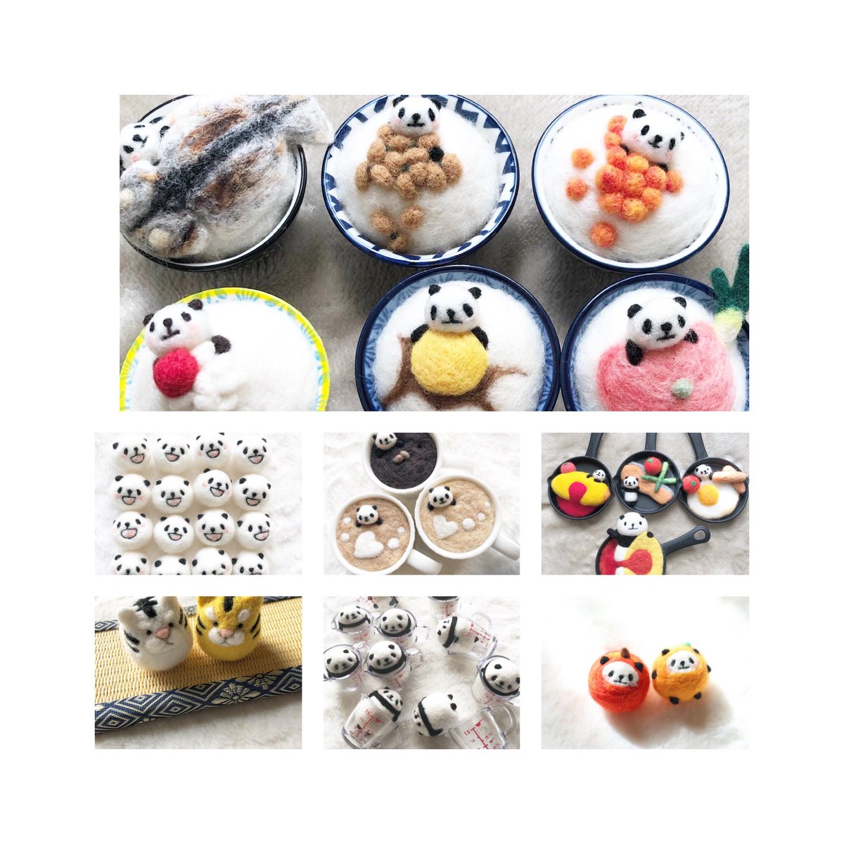nekoaqua's tweet photo. デザフェス11/13.14出展します。
ブースはI-113.114です。
ラインナップはこちらです。
あとブローチにぱんだるまストラップとか作ります！
どうぞ宜しくお願いいたします！

#羊毛フェルト
#パンダ
#デザフェス
#デザインフェスタ https://t.co/O0DB4DV4Dv