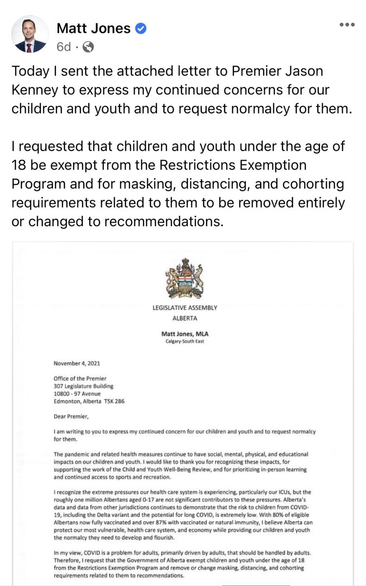pancholi_rakhi's tweet photo. I’m still grappling with my anger that a UCP MLA is arguing for removing all COVID public health measures for children even though children aged 5-19 have the highest rate of COVID infection &amp; most are still ineligible for vaccines. This is the height of irresponsibility. #ableg https://t.co/zntWMDwtzS