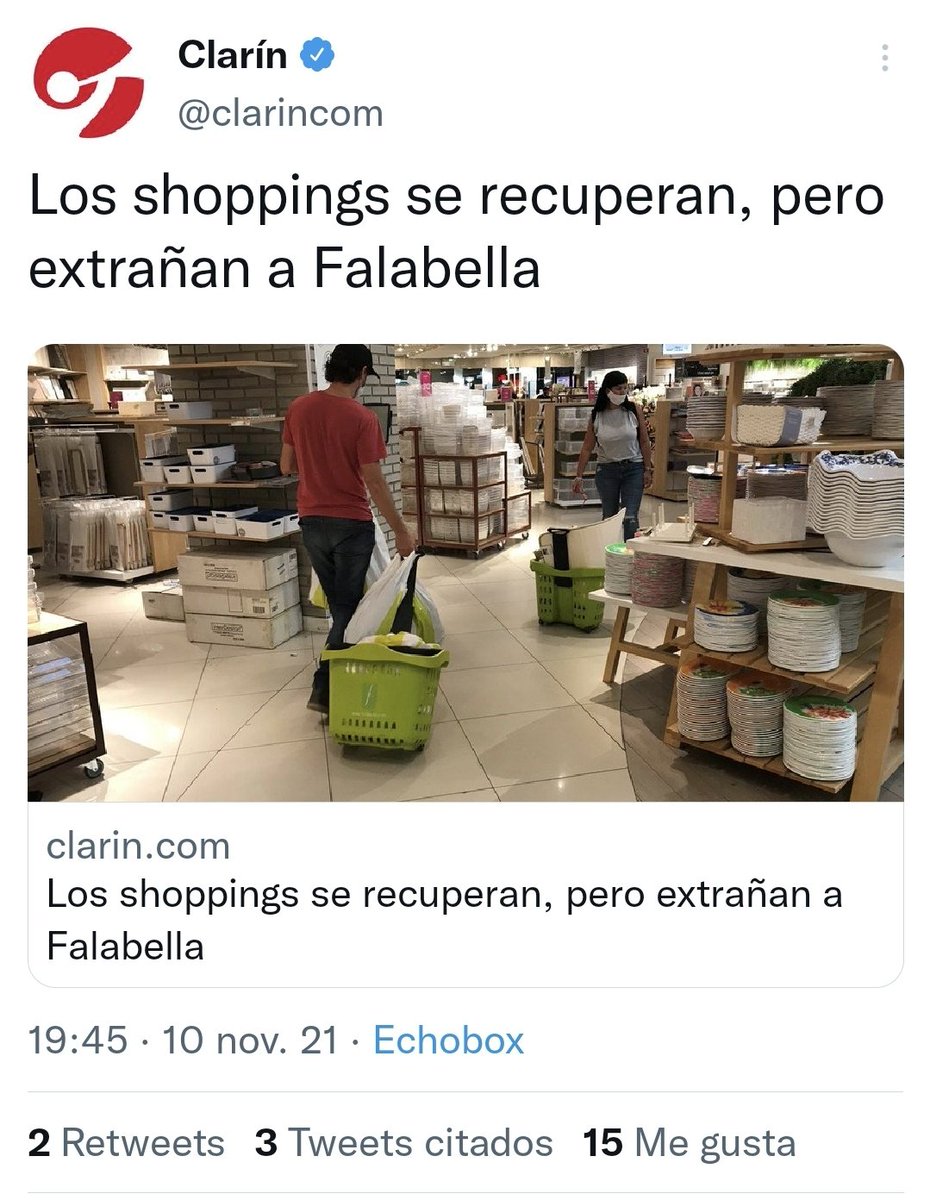 PradoNahuel's tweet photo. "Falabella, Falabella... Me tenés harto con Falabella. ¿Qué es, tu marido, Falabella? https://t.co/4nI9GNbcTi