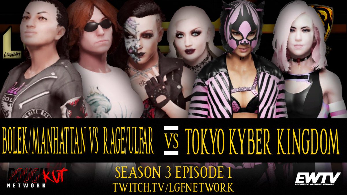 LGFederation's tweet photo. Second set of matches! LGF Warriors Championship is on the line! Desean Lockhart challenges Stalker! Annabelle Troy takes on Jackie White! In the Co-Main Event, the new LGF Twitch TV Champion takes on a mystery opponent! In the Main Event, 3-way tag team action! Who stands tall? https://t.co/PZ1t9OtagH