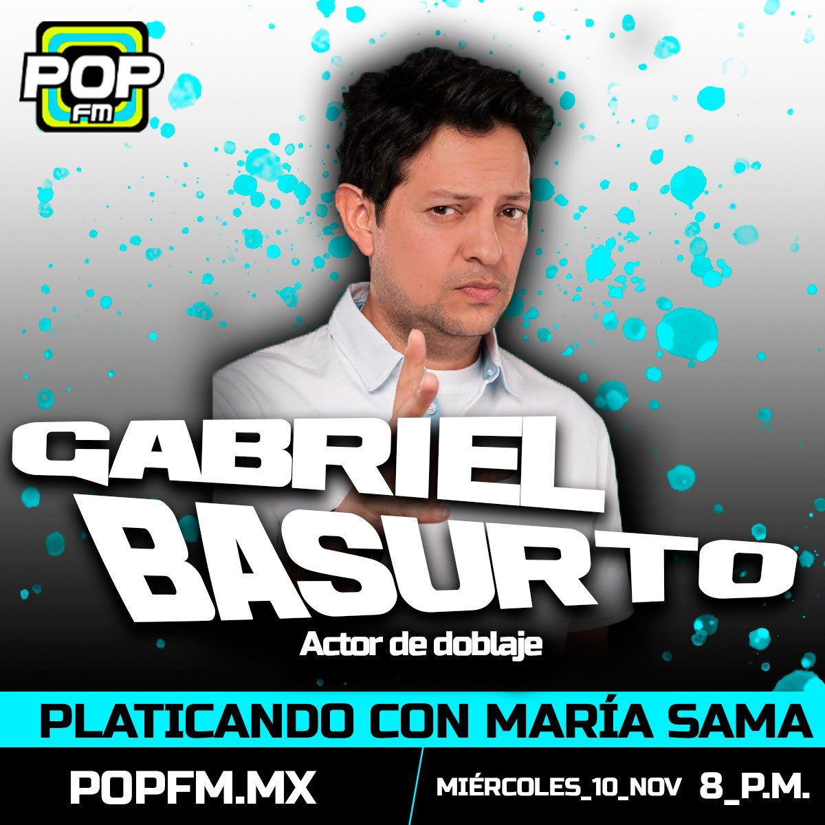 GabrielBasurtto's tweet photo. No te pierdas hoy a las 8:00 PM (hora del centro de México) en #platicandoconmariasama a nuestra querida #Samatips quien me entrevistará:
Conéctate a POP FM
@PopRadioMx https://t.co/fSDXlsmpiU