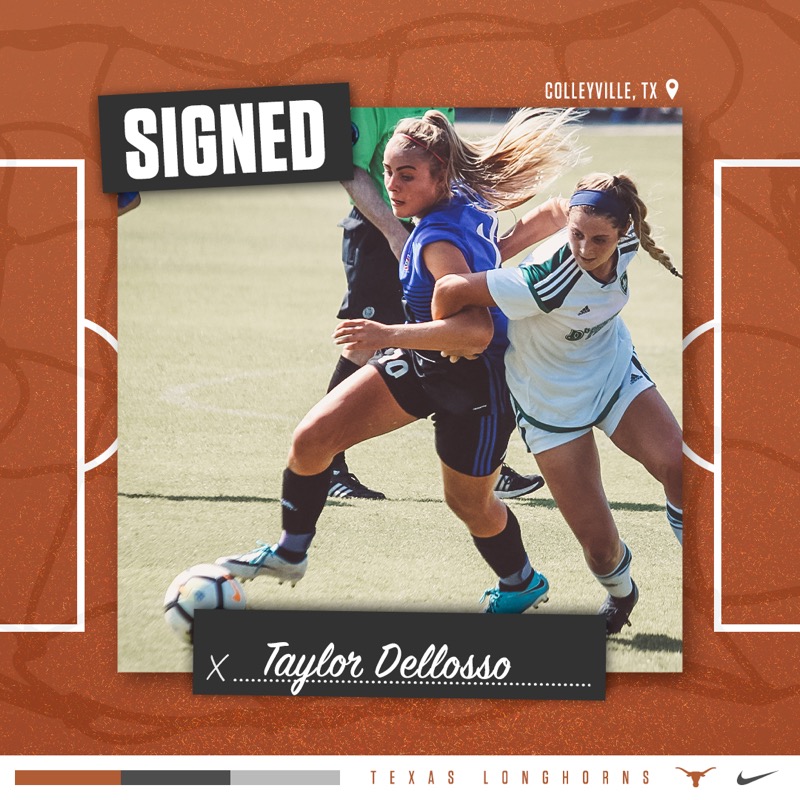 TexasSoccer's tweet photo. Please welcome the 2022 class to the Forty Acres! 🤘

#RunWithTexas