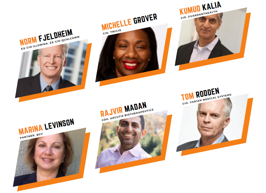 We're excited to announce our six new advisors! Norm Fjeldheim, <a href="/Jcmish/">Michelle Grover</a>, Kumud Kalia, <a href="/CIOAdvisoryGrp/">Marina Levinson</a>, Rajvir Madan, and <a href="/TomRodden9/">Tom Rodden</a>

They're experts when it comes to #technology, #healthcare, #leadership... and a lot more.

And they look really nice in Onymos orange.😎