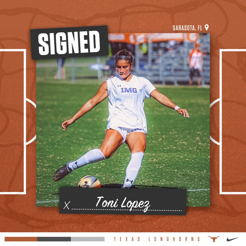 TexasSoccer's tweet photo. Please welcome the 2022 class to the Forty Acres! 🤘

#RunWithTexas