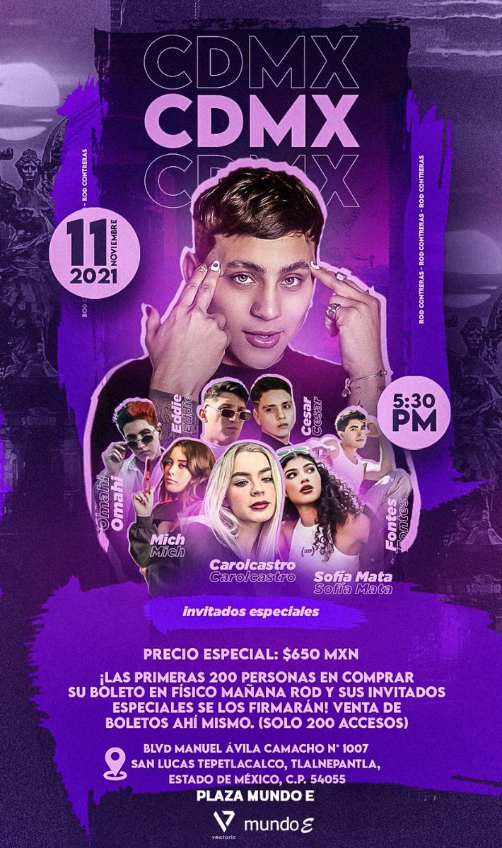 EnPOPados's tweet image. 📣📣📣 ATENCIÓN fans de #RodContreras #MundoE 📣📣📣