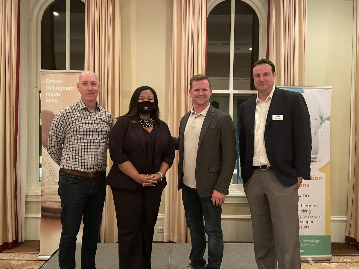 rinehartphd's tweet photo. These sponsors have donated $1000 in the name of @pennie_gregory for a scholarship to support aspiring administrators in special education- thanks to @SondaySystem @eLumaTherapy @SAS_Autism  #wearewayne @WayneTwpSuper @ICASEIndiana @indianacec https://t.co/cMjcifV7lE