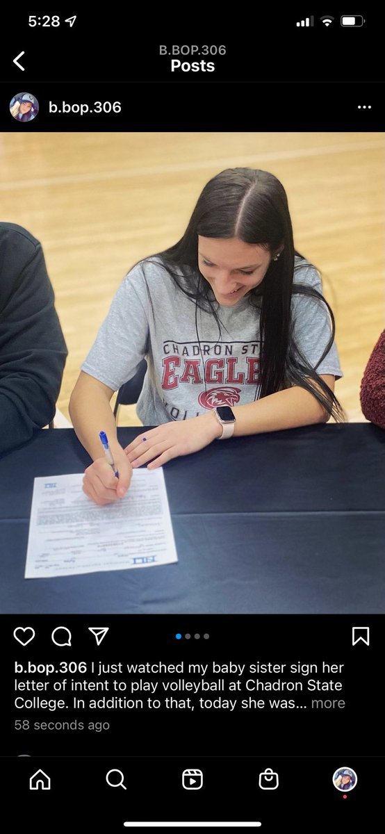 lady_bronc's tweet photo. Congratulations to Rylee Jo Ward as today she signed her letter of intent to continue her academics and volleyball career at Chadron State College. Go Eagles! https://t.co/81CYY0LAk5