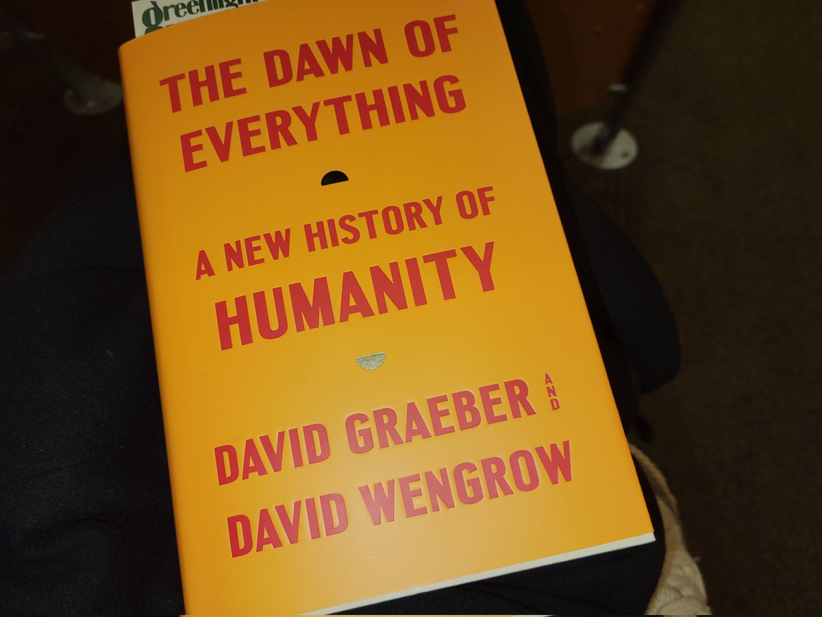 BetsyKim's tweet photo. #TheDawnOfEverything by #DavidGraeber #DavidWengrow #NYC book launch @BKLYNlibrary #brilliant #thoughtprovoking #mythbreaking #gratitude 🙏 https://t.co/vbLF7Gv8iH