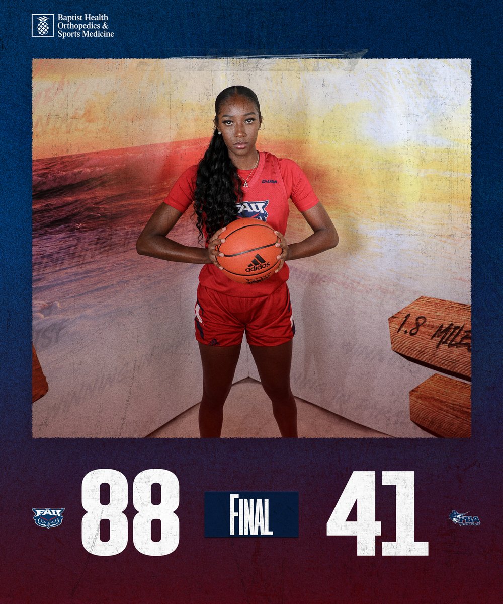 FAUWBB's tweet photo. 1-0 start to the season 🔥 https://t.co/qIHUFOZChe