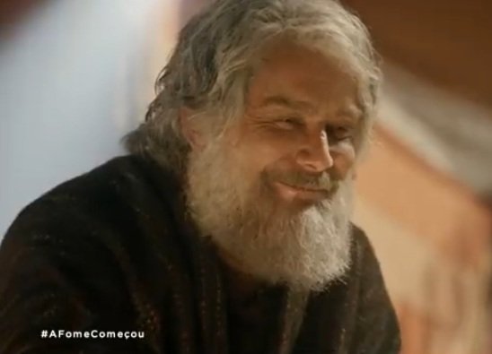 vanessaportop's tweet photo. Se eu não soubesse que é o ator Petrônio Gontijo, eu acreditaria que é um ator idoso que está interpretando o Jacó. Ele é um excelente ator #AFomeComeçou https://t.co/yiVyRzVEhx