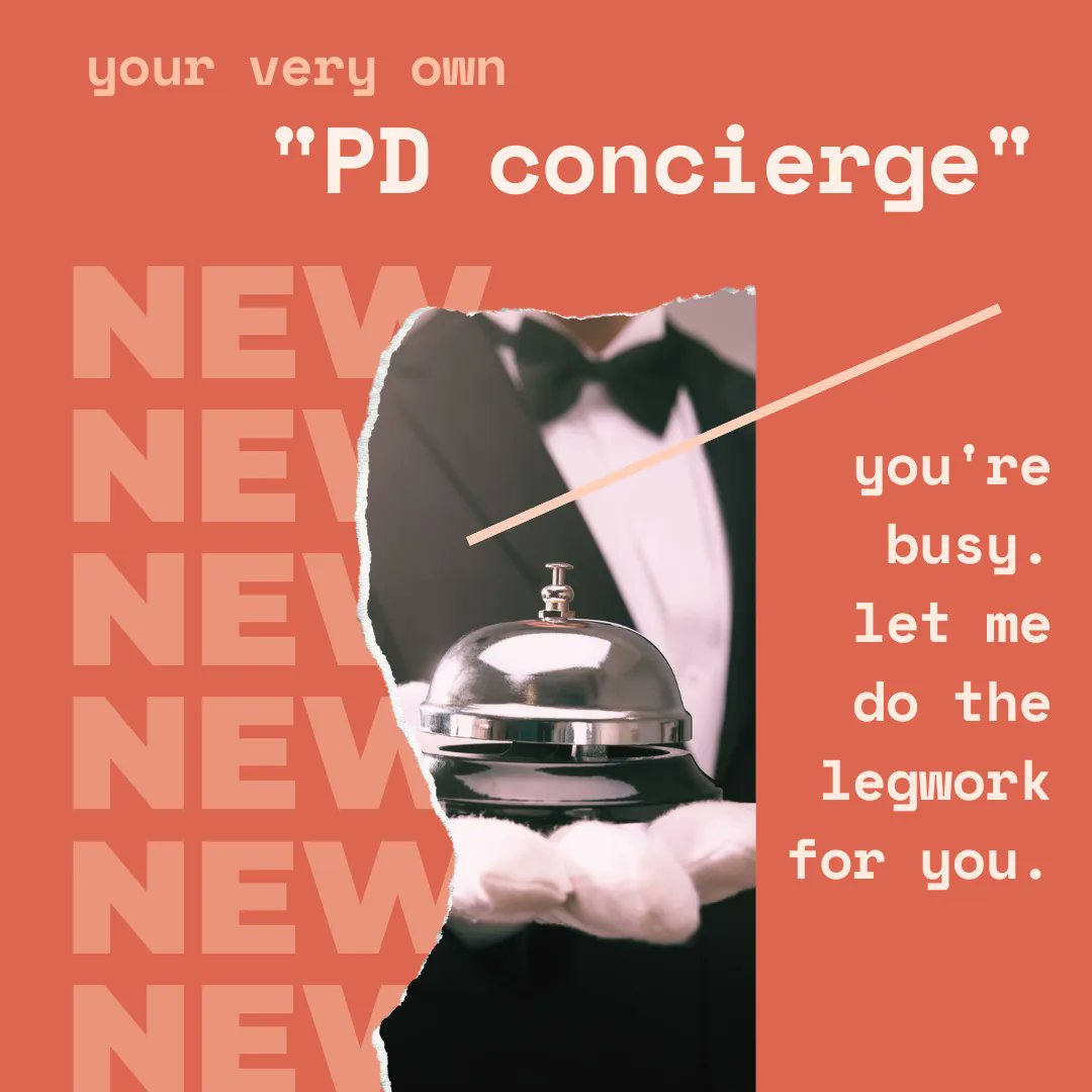📣 New Service! 📣

Consider me the living, breathing, human version of the Market Network! I can be your own personal "PD Concierge."

I'll handle all the research and legwork so your decision is easy.

I know how busy you are (I've been there)!! Let me take this one. I got you!