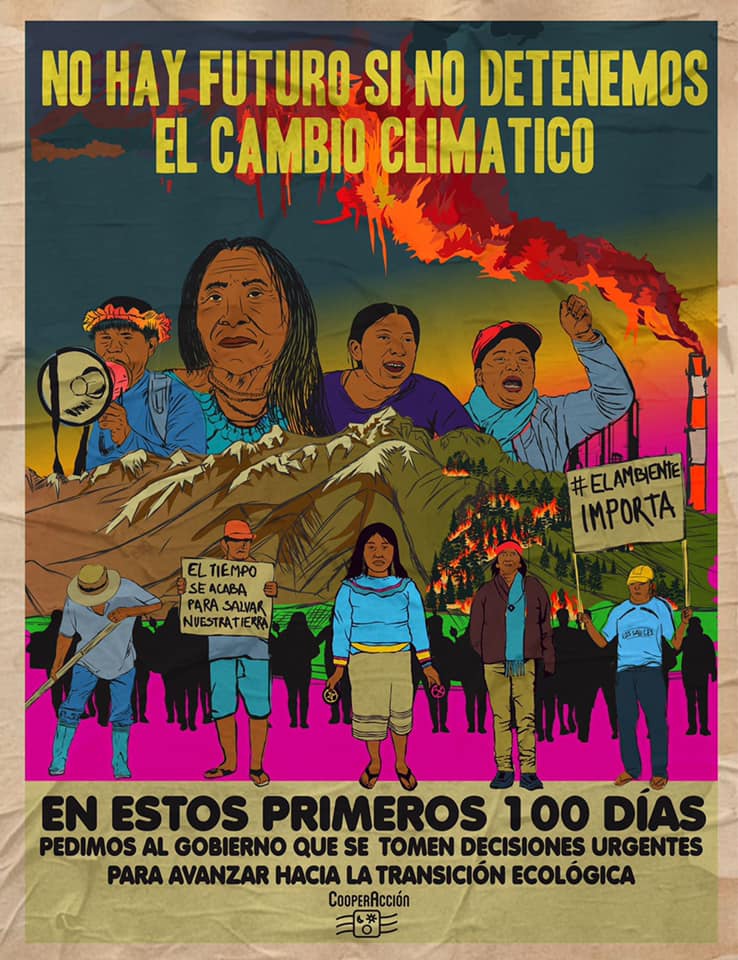 CooperAccionPER's tweet photo. #TuitazoPorElClima Exhortamos al gobierno peruano a transitar hacia una matriz energética libre de hidrocarburos para luchar contra la crisis climática🍃.
Las demandas de los pueblos indígenas y la sociedad civil merecen ser escuchadas!
#AlzaLaVozPorLaAmazonía #COP26 #Plantate https://t.co/IMUwGTUvoM