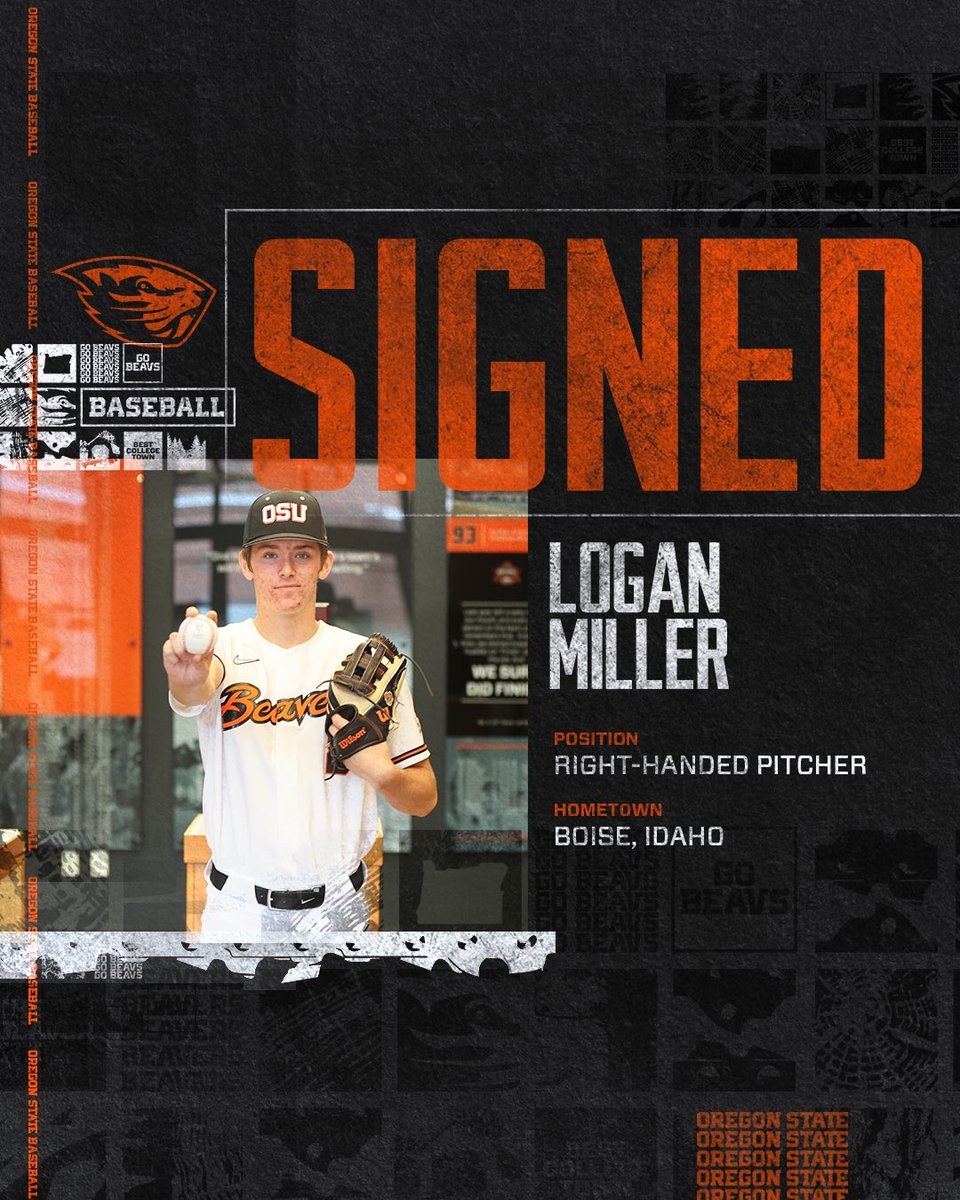 BeaverBaseball's tweet photo. .@MillerL_12 is a 6-3 righty who has some of the best stuff around. And we know he is just scratching the surface. He's going to be a high caliber arm in a Beaver uniform. Welcome to the family Logan! #GoBeavs https://t.co/uE82Fj1Gyx