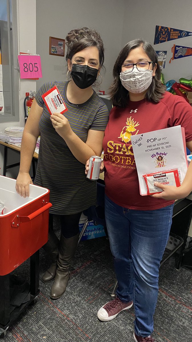 TravelwithmsV2's tweet photo. ๐ฟ โPOP-up PD:โ Pre-AP Edition๐ฟ I got to visit our 9th grade education heroes and treat them with a drink, some ๐ฟ, and a class set of sentence frames for #academicconversation. Happy ๐ teacher โค๏ธ @CollegeBoard #PreAP @RVHSPrincipal16 #POPupPD https://t.co/3p1aPELgBa