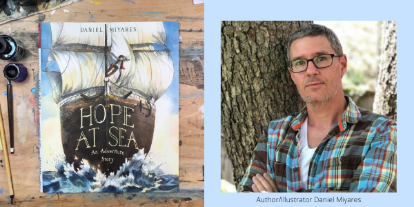 Want to meet LOCAL author/illustrator Daniel Miyares? This Sunday November 14th at 2:00PM, one of our very favorite LOCAL author/illustrators, Daniel Miyares, will sign copies of his NEW title, Hope at Sea! - mailchi.mp/the-learning-t…